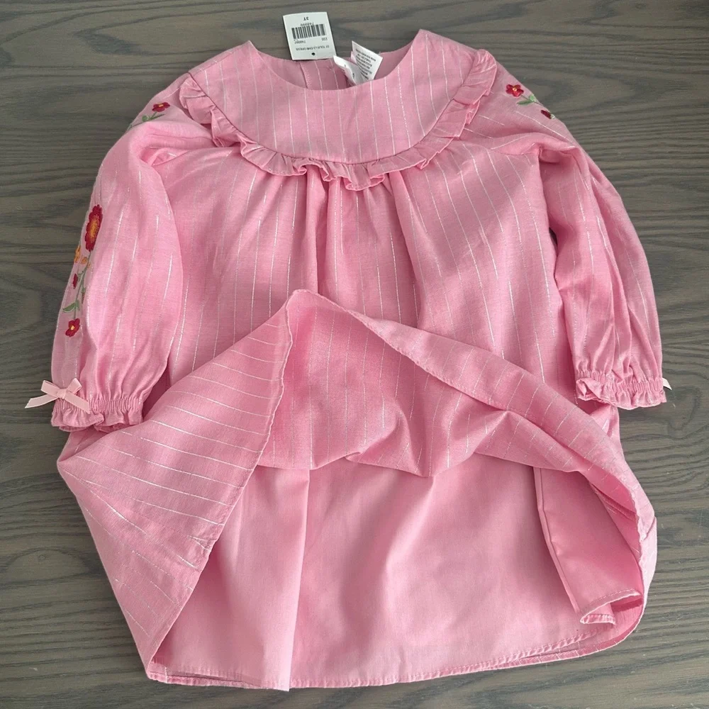 GOOD LAD TODDLER GIRL EMBROIDERED DRESS